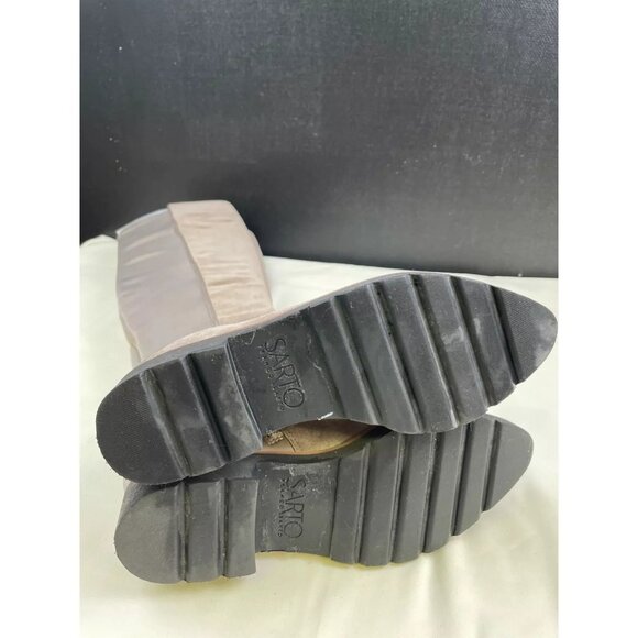 Franco Sarto Women's Leather Tan Over the Knee Boots Shoes SIze 5.5 SKU 5261 - Picture 5 of 6